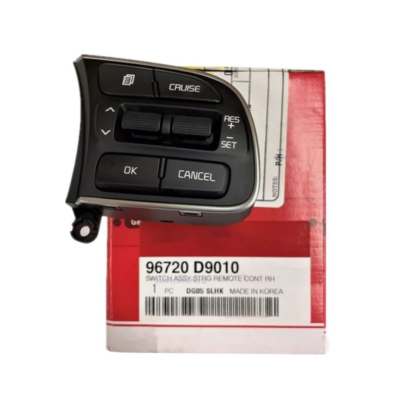 96720D9010 genuine for Kia Sportage QL 2016 2017 Steering Wheel Cruise Control Switch Right Steering wheel cruise
96720D9010 genuine for Kia Sportage QL 2016 2017 Steering Wheel Cruise Control Switch Right Steering wheel cruise