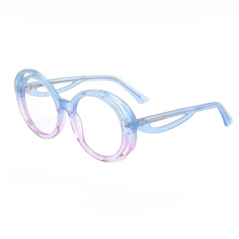 High Quality Hollowed-out Handmade Acetate Optical Men Glasses Ring-shaped Fashion Trend Natural Face Women Spectacle Frames
High Quality Hollowed-out Handmade Acetate Optical Men Glasses Ring-shaped Fashion Trend Natural Face Women Spectacle Frames