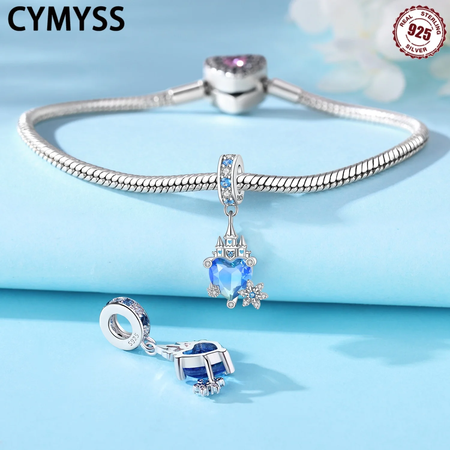 CYMYSS 2025 New S925 Sterling Silver Blue Heart Snow Castle Pendant Boutique Birthday Travel Party Jewelry Gift Women's Pendant
CYMYSS 2025 New S925 Sterling Silver Blue Heart Snow Castle Pendant Boutique Birthday Travel Party Jewelry Gift Women's Pendant
