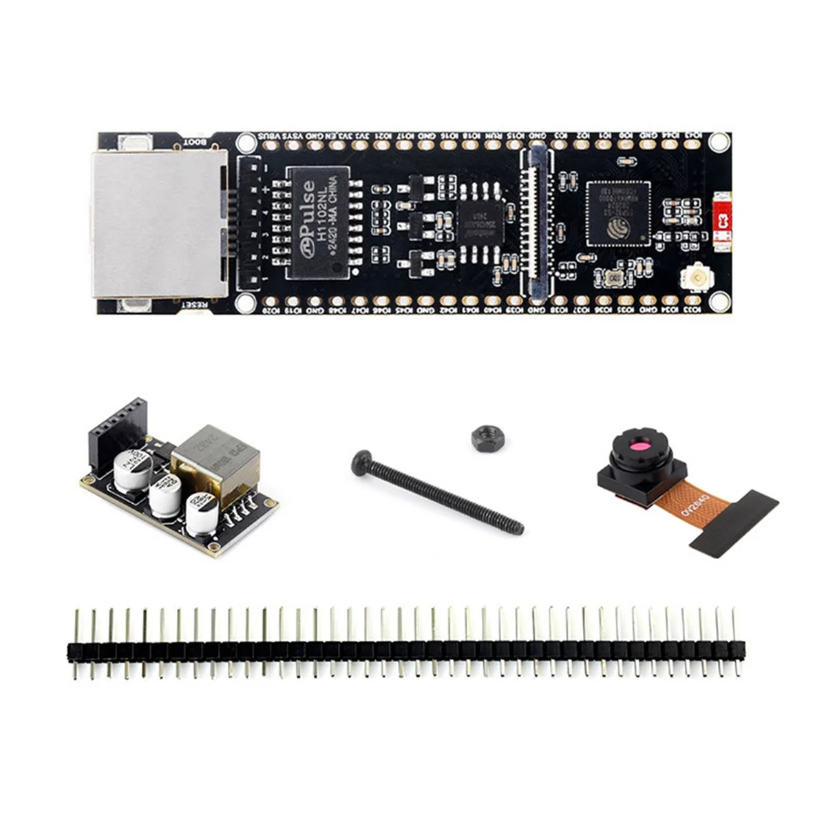 ATP-ESP32 S3 Ethernet Development Board ESP32 S3R8 Support 2.4G Wi Fi and BLE 5 with POE Module for AloT B
ATP-ESP32 S3 Ethernet Development Board ESP32 S3R8 Support 2.4G Wi Fi and BLE 5 with POE Module for AloT B
