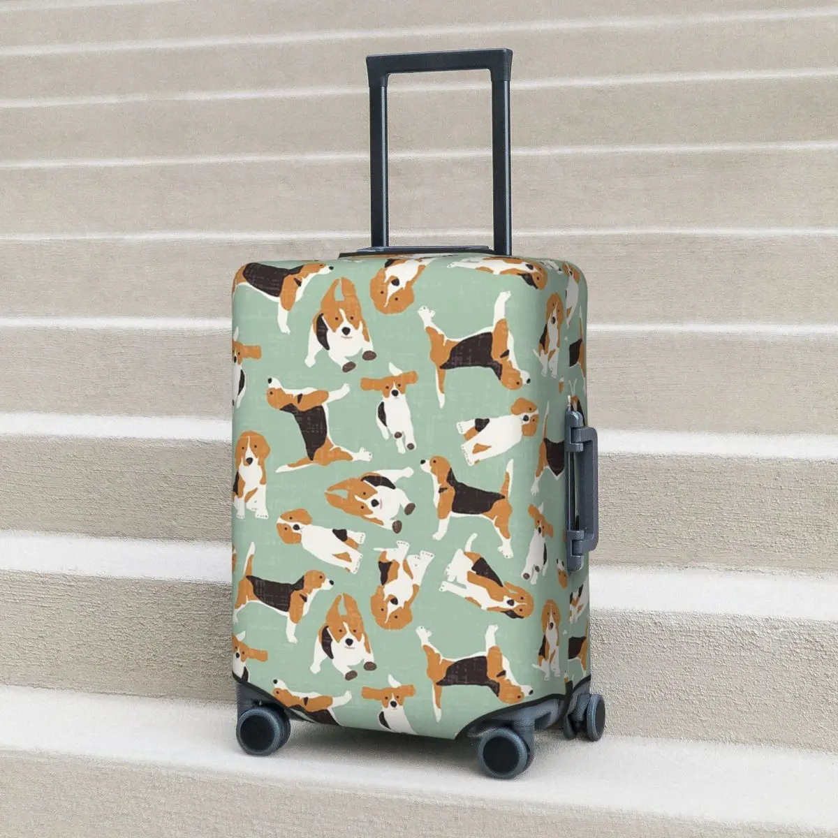 Beagle Scatter Mint Suitcase Cover Protection Elastic Travel Luggage Protector Covers for 18-32 Inch
Beagle Scatter Mint Suitcase Cover Protection Elastic Travel Luggage Protector Covers for 18-32 Inch