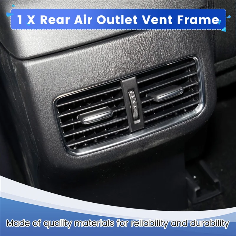 Efficientt-Black Rear Air Outlet Vent Trim Frame Assembly Center Armrest For Mazda CX-5 2017-2021 KD5H64470 KB7W-64-470
Efficientt-Black Rear Air Outlet Vent Trim Frame Assembly Center Armrest For Mazda CX-5 2017-2021 KD5H64470 KB7W-64-470