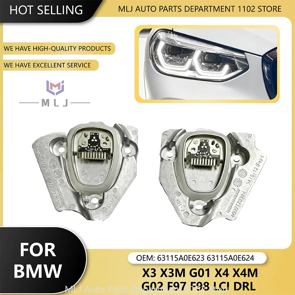 63115A0E623 63115A0E624 For BMW X3 X4 G01 G02 G08 LCI LED Headlight White Light Source Module Angel Eyes Ballast Module Unit
63115A0E623 63115A0E624 For BMW X3 X4 G01 G02 G08 LCI LED Headlight White Light Source Module Angel Eyes Ballast Module Unit