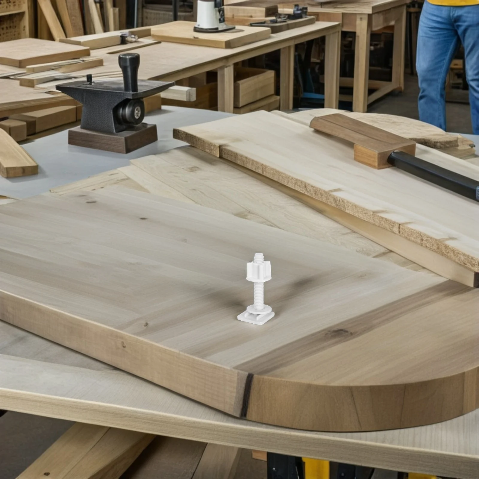 20Pcs Toilet Seat Screws White Plastic Replacement Hinge Bolts Screws Nuts Easy Toilet Seat Mounting Hardware Set
20Pcs Toilet Seat Screws White Plastic Replacement Hinge Bolts Screws Nuts Easy Toilet Seat Mounting Hardware Set