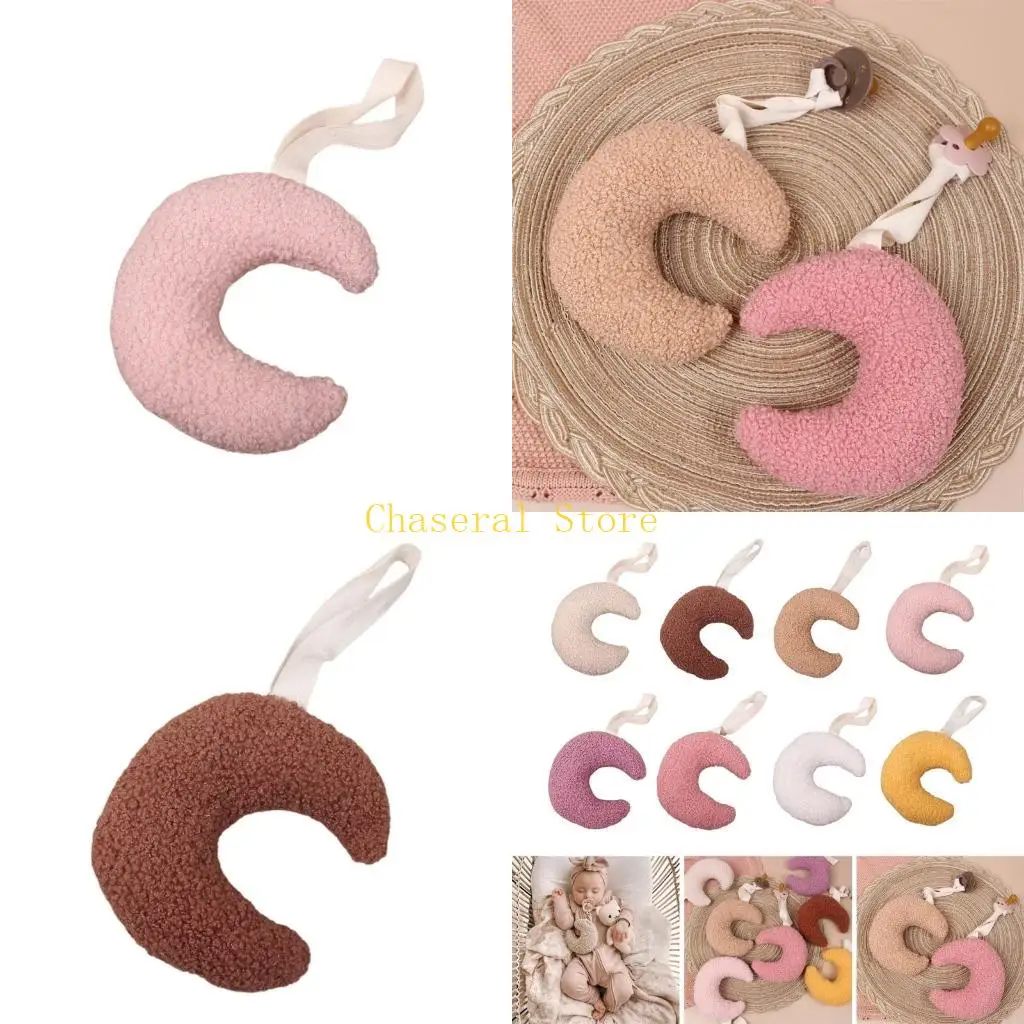 E7CE Lovely Moon Shaped Pacifier Pendant for Baby Boys Girl Attract Kids Attention Children Schoolbag Ornament Decorations
E7CE Lovely Moon Shaped Pacifier Pendant for Baby Boys Girl Attract Kids Attention Children Schoolbag Ornament Decorations