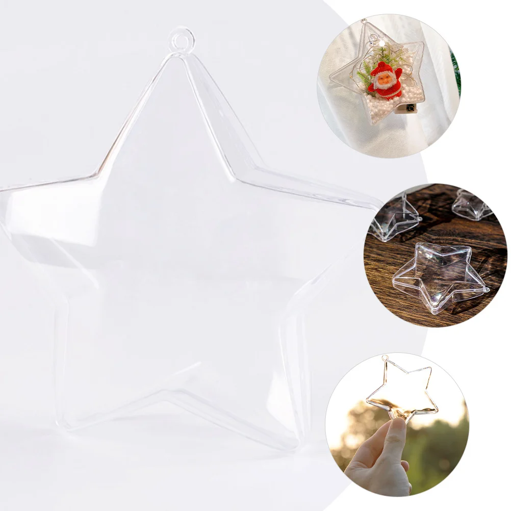 10Pcs Clear Plastic Balls Star Ornaments Xmas Tree Hanging Decorations Christmas Home Decor Clear Ornament Balls
10Pcs Clear Plastic Balls Star Ornaments Xmas Tree Hanging Decorations Christmas Home Decor Clear Ornament Balls