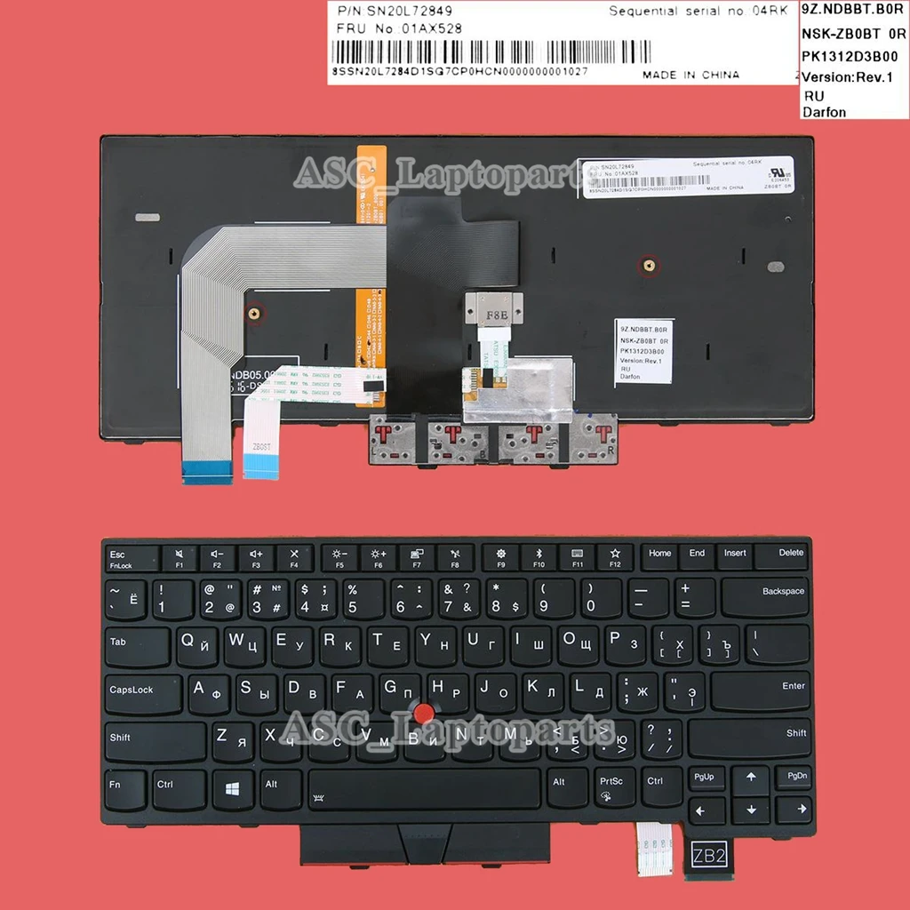 Новая русская и американская клавиатура для ноутбука IBM Lenovo ThinkPad T480 20L5 20L6 01AX417 T470, подсветка, рамка
Новая русская и американская клавиатура для ноутбука IBM Lenovo ThinkPad T480 20L5 20L6 01AX417 T470, подсветка, рамка