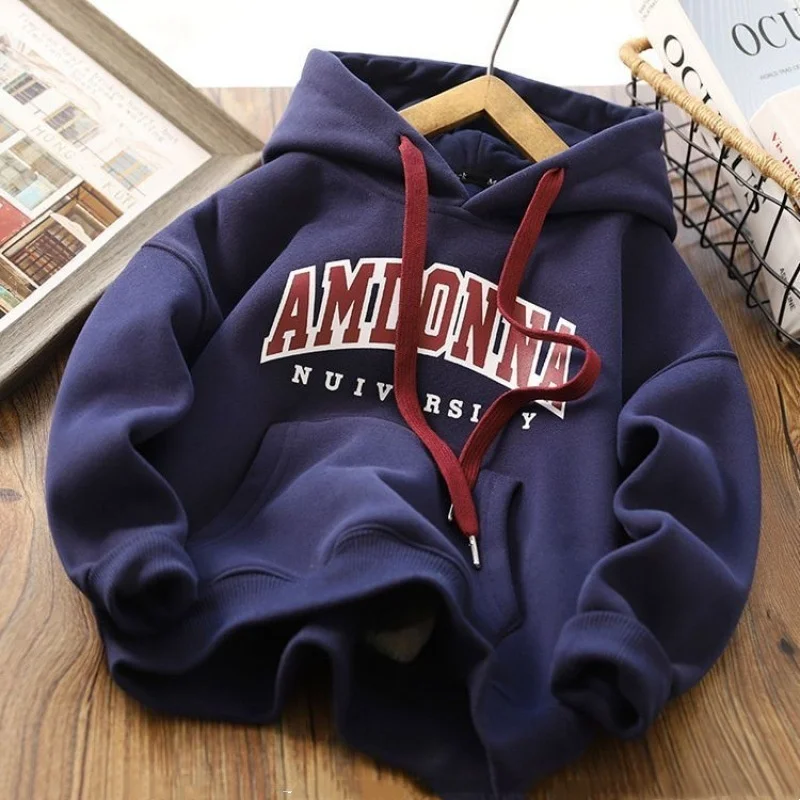Boys Hoodies Sweatshirts Cotton Thicken Velvet 2025 Khaki Warm Winter Autumn Windproof Baby's Kids Children's Clothing
Boys Hoodies Sweatshirts Cotton Thicken Velvet 2025 Khaki Warm Winter Autumn Windproof Baby's Kids Children's Clothing