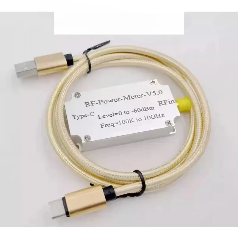 RF power meter V5 100K-10GHz U-SB communication data export power detector amp-litude measurement
RF power meter V5 100K-10GHz U-SB communication data export power detector amp-litude measurement