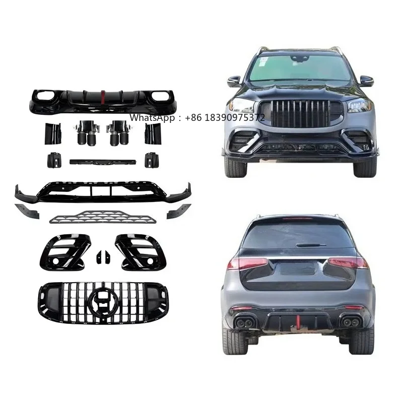 Car Bumper for 2020-2026 GLS63 X167 Upgrade B Style Body Kit Front Lip Grille Diffuser Tip
Car Bumper for 2020-2026 GLS63 X167 Upgrade B Style Body Kit Front Lip Grille Diffuser Tip