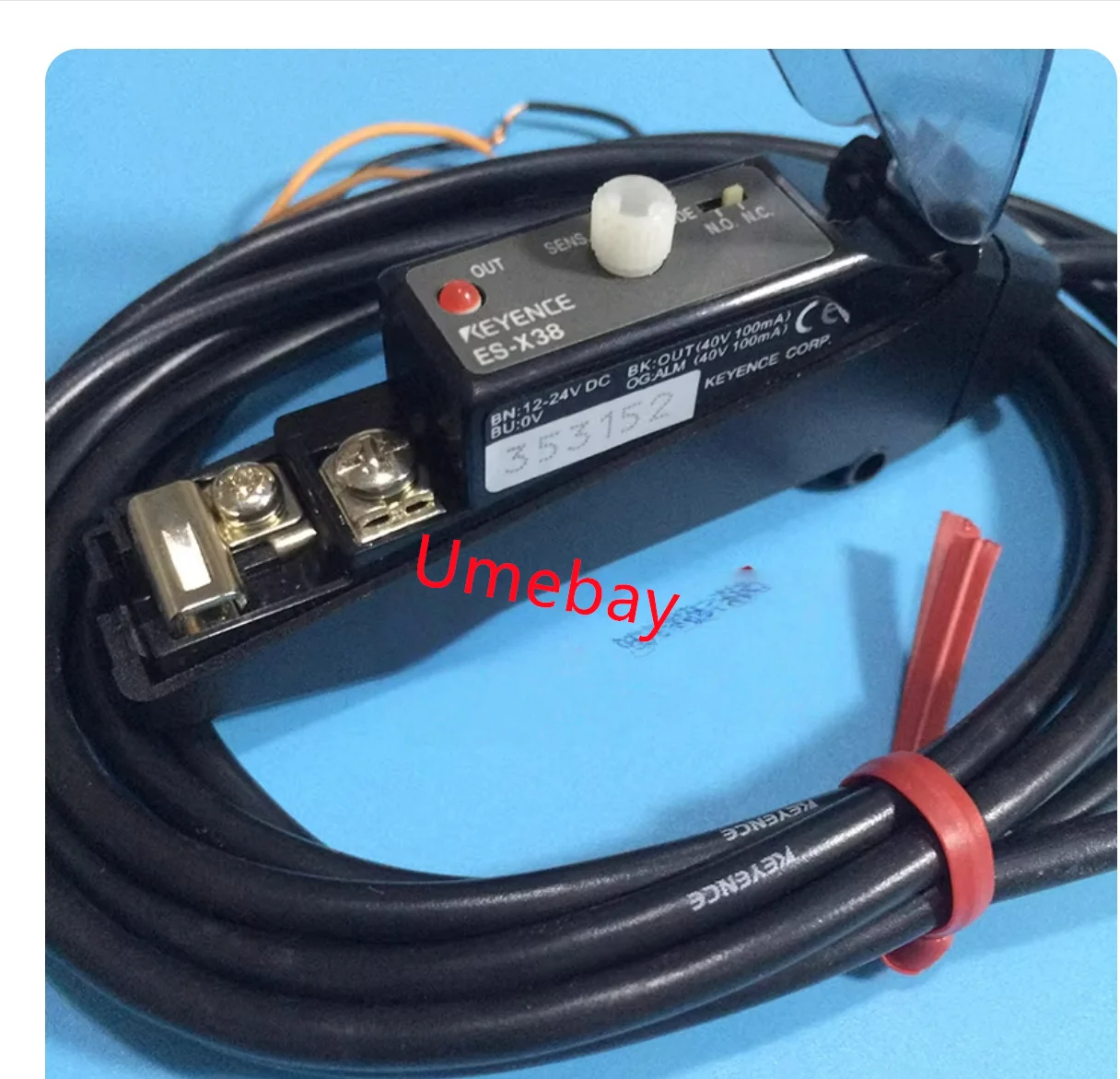 1 piece, KEYENCE photoelectric amplifier proximity sensor, FS-X18 PS-X28 ES-X38
1 piece, KEYENCE photoelectric amplifier proximity sensor, FS-X18 PS-X28 ES-X38