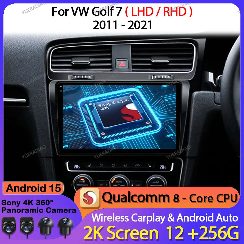 Android 15 Car Radio For Volkswagen VW Golf 7 MK7 GTI 2012 - 2021 Multimedia Video Player Wireless Carplay Auto 4G WIFI NAVI GPS
Android 15 Car Radio For Volkswagen VW Golf 7 MK7 GTI 2012 - 2021 Multimedia Video Player Wireless Carplay Auto 4G WIFI NAVI GPS