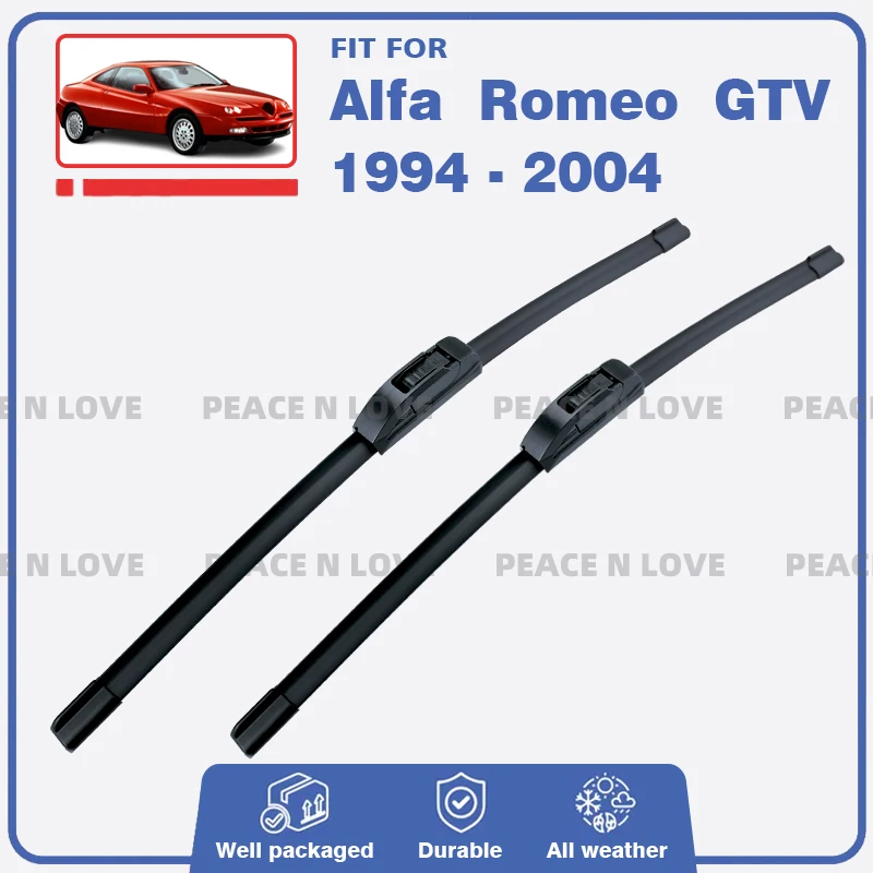 Front Wiper Blades For Alfa Romeo GTV 916 1994 - 2004 2PC Windscreen Windshield Window Rubber Brushes Car Accessories 2001 2002
Front Wiper Blades For Alfa Romeo GTV 916 1994 - 2004 2PC Windscreen Windshield Window Rubber Brushes Car Accessories 2001 2002