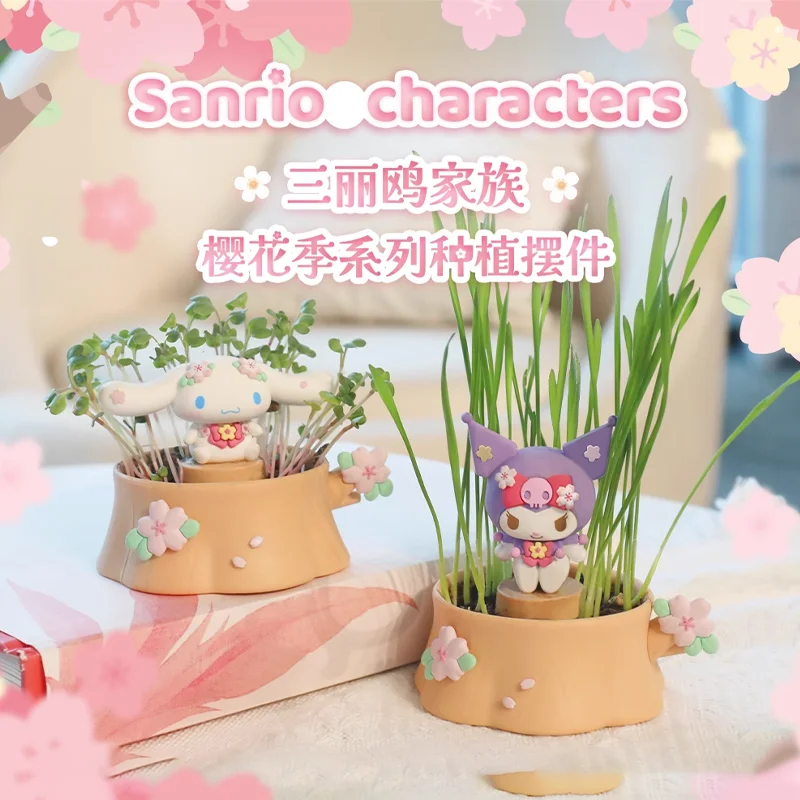 New Sanrio Kuromi Cherry Blossom Season Series Plant Decor Potted Kawaii My Melody Kuromi Green Plant Ornaments Gifts For Girls
New Sanrio Kuromi Cherry Blossom Season Series Plant Decor Potted Kawaii My Melody Kuromi Green Plant Ornaments Gifts For Girls