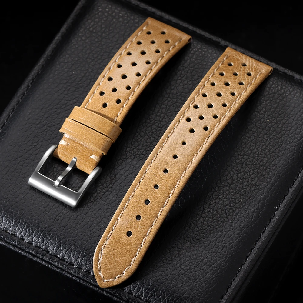 Retro Genuine Cowhide Leather Strap Soft Breathable Wristband for Samsung 18mm 20mm 22mm Bracelet for Seiko Smartwatch Universal
Retro Genuine Cowhide Leather Strap Soft Breathable Wristband for Samsung 18mm 20mm 22mm Bracelet for Seiko Smartwatch Universal