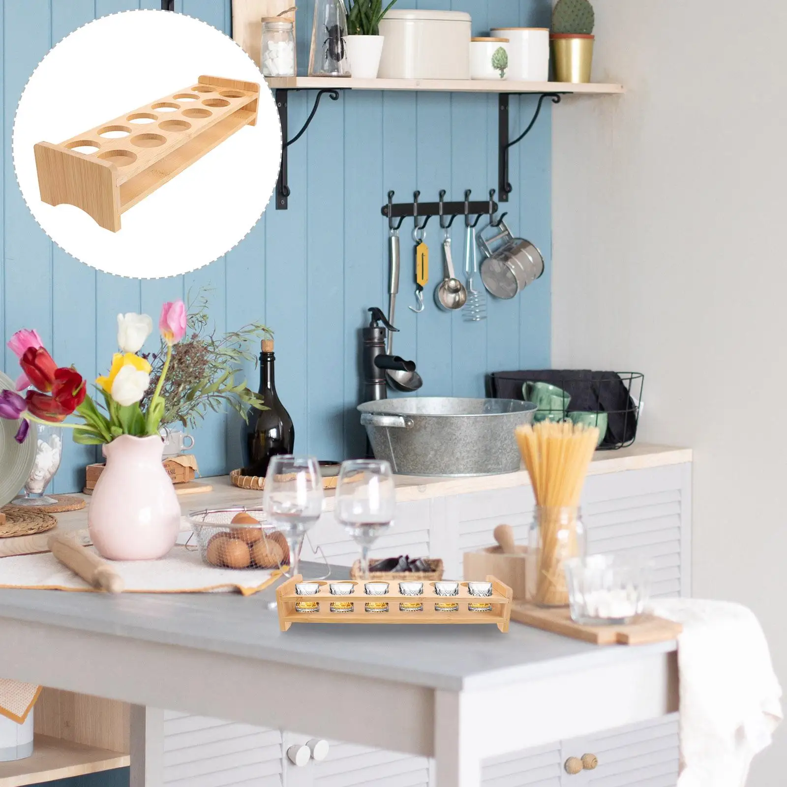 Straight Cup Holder Wood Glass Rack Compact Easy Clean Home Party Bar Storage Display Shot Glasses Tray Organizer
Straight Cup Holder Wood Glass Rack Compact Easy Clean Home Party Bar Storage Display Shot Glasses Tray Organizer