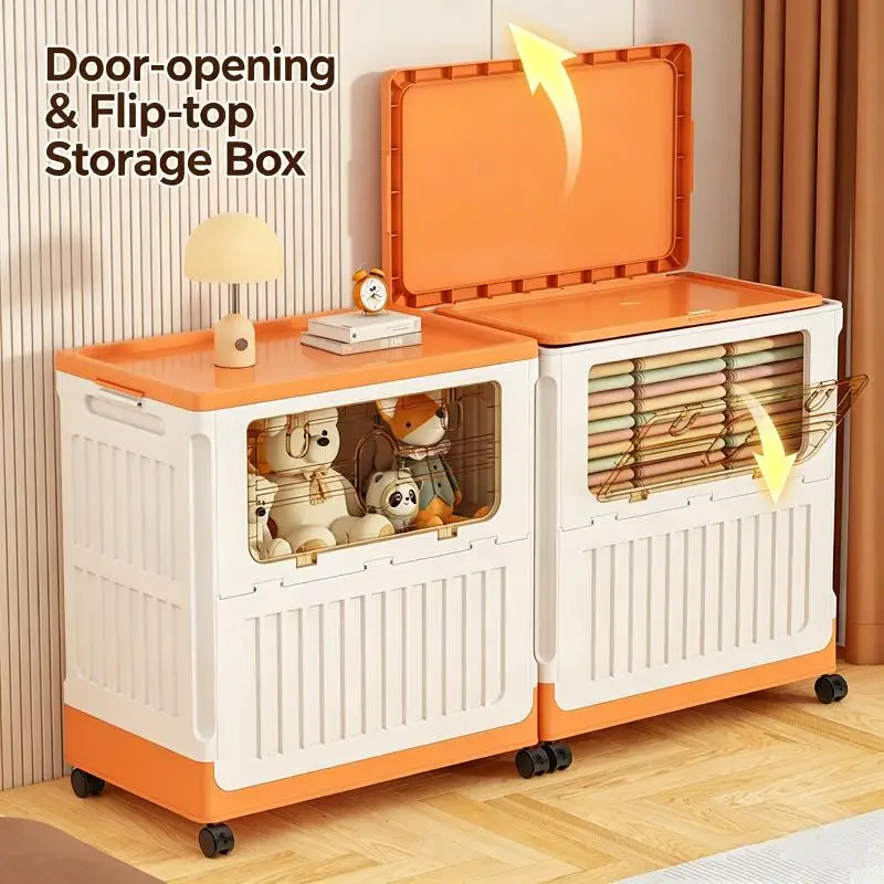 Plastic Foldable Storage Box with Wheels for Large Toy Organization in Home
Plastic Foldable Storage Box with Wheels for Large Toy Organization in Home