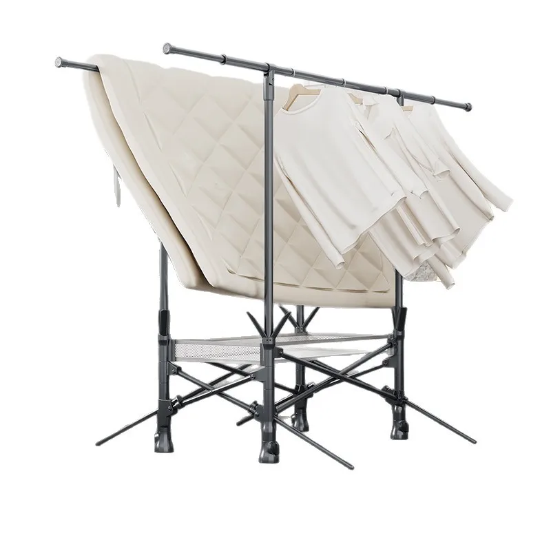 Windproof drying rack floor folding balcony thickened and thickened outdoor home removable
Windproof drying rack floor folding balcony thickened and thickened outdoor home removable