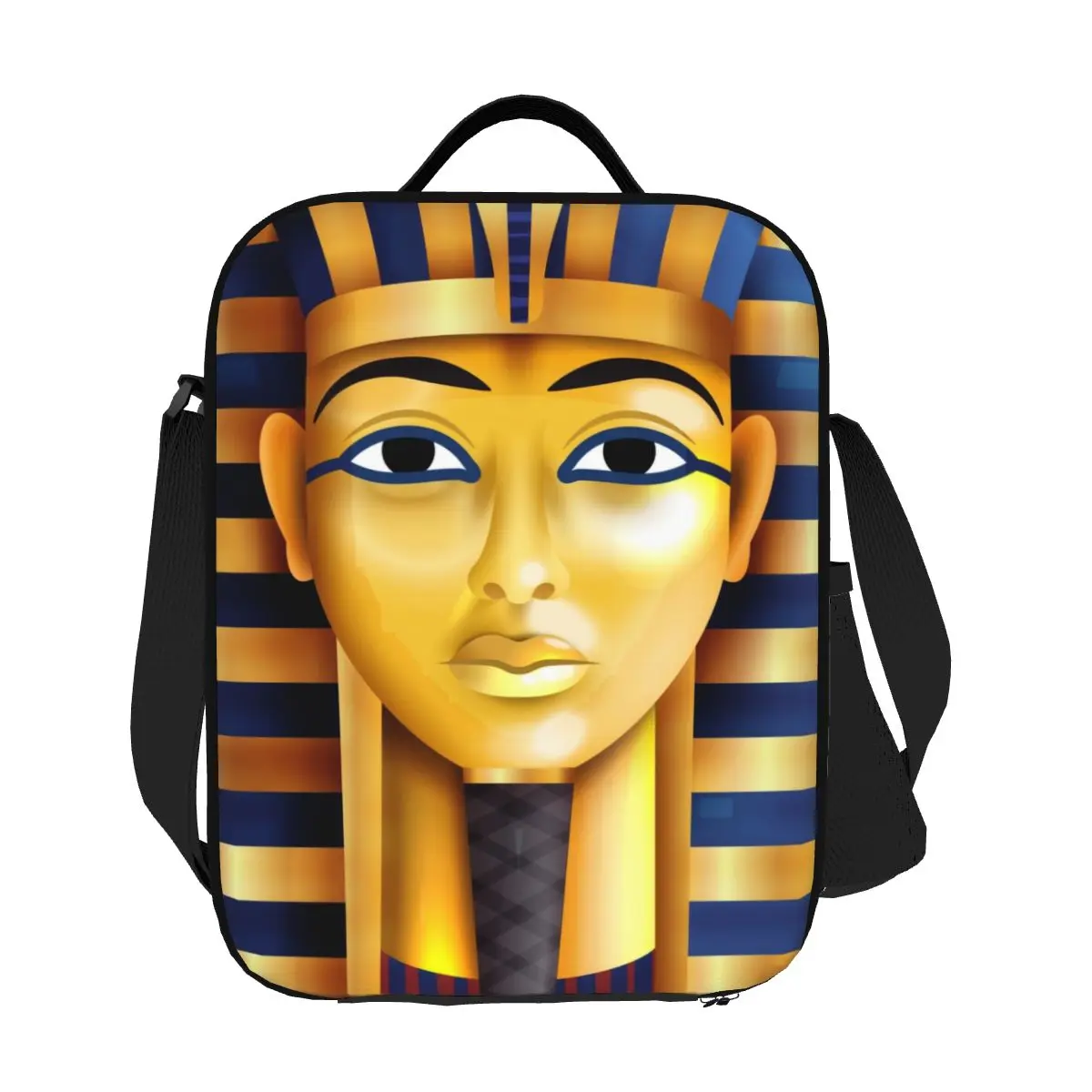 Изготовленная на заказ древний Египет фараон King Tut изолированная сумка для обеда для пикника на открытом воздухе египетский портативный термохолодильник ланч-бокс для женщин
Изготовленная на заказ древний Египет фараон King Tut изолированная сумка для обеда для пикника на открытом воздухе египетский портативный термохолодильник ланч-бокс для женщин