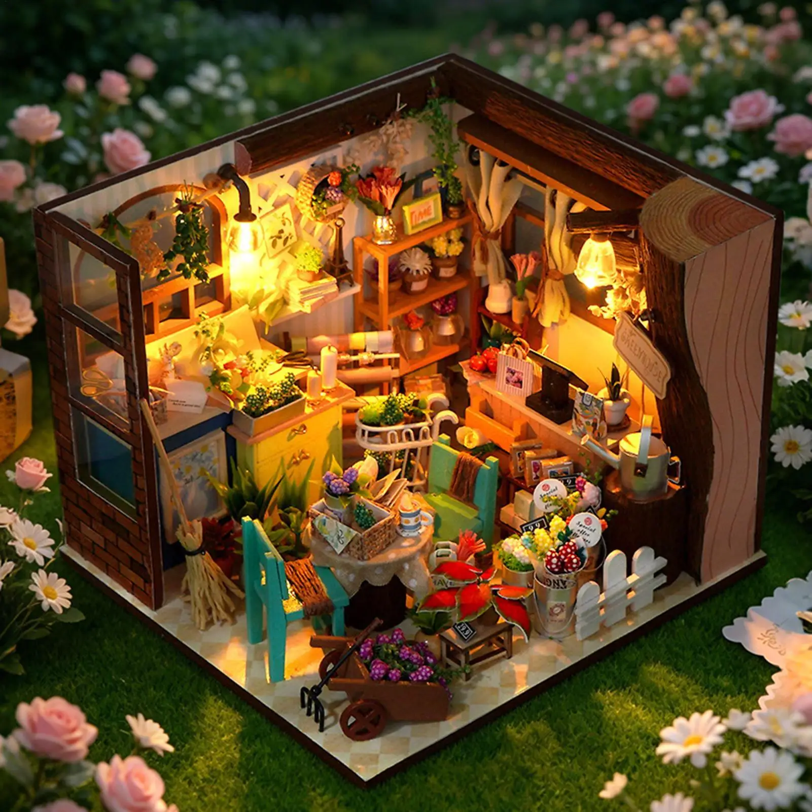 Mini House Building Kit Tiny Craft Building Toy Mini House Kit For Home Living Room Bookshelf Apartment Dorm Desk Decor
Mini House Building Kit Tiny Craft Building Toy Mini House Kit For Home Living Room Bookshelf Apartment Dorm Desk Decor