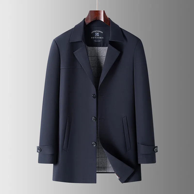 2025 Spring and Autumn New Men's Business Leisure Windbreaker Coat Anti Wrinkle and Non Ironing Korean Version Windbreaker
2025 Spring and Autumn New Men's Business Leisure Windbreaker Coat Anti Wrinkle and Non Ironing Korean Version Windbreaker
