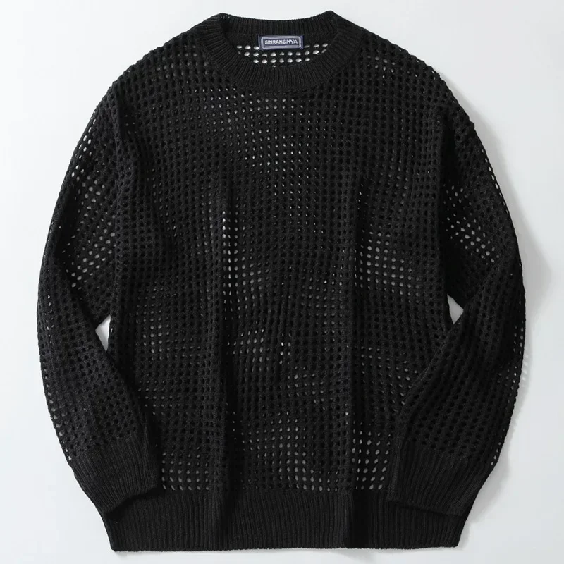 Men's Clothing, Hollow Men's Knitted Sweater, Versatile Thin Crew Neck Pullover Thin Sweater
Men's Clothing, Hollow Men's Knitted Sweater, Versatile Thin Crew Neck Pullover Thin Sweater