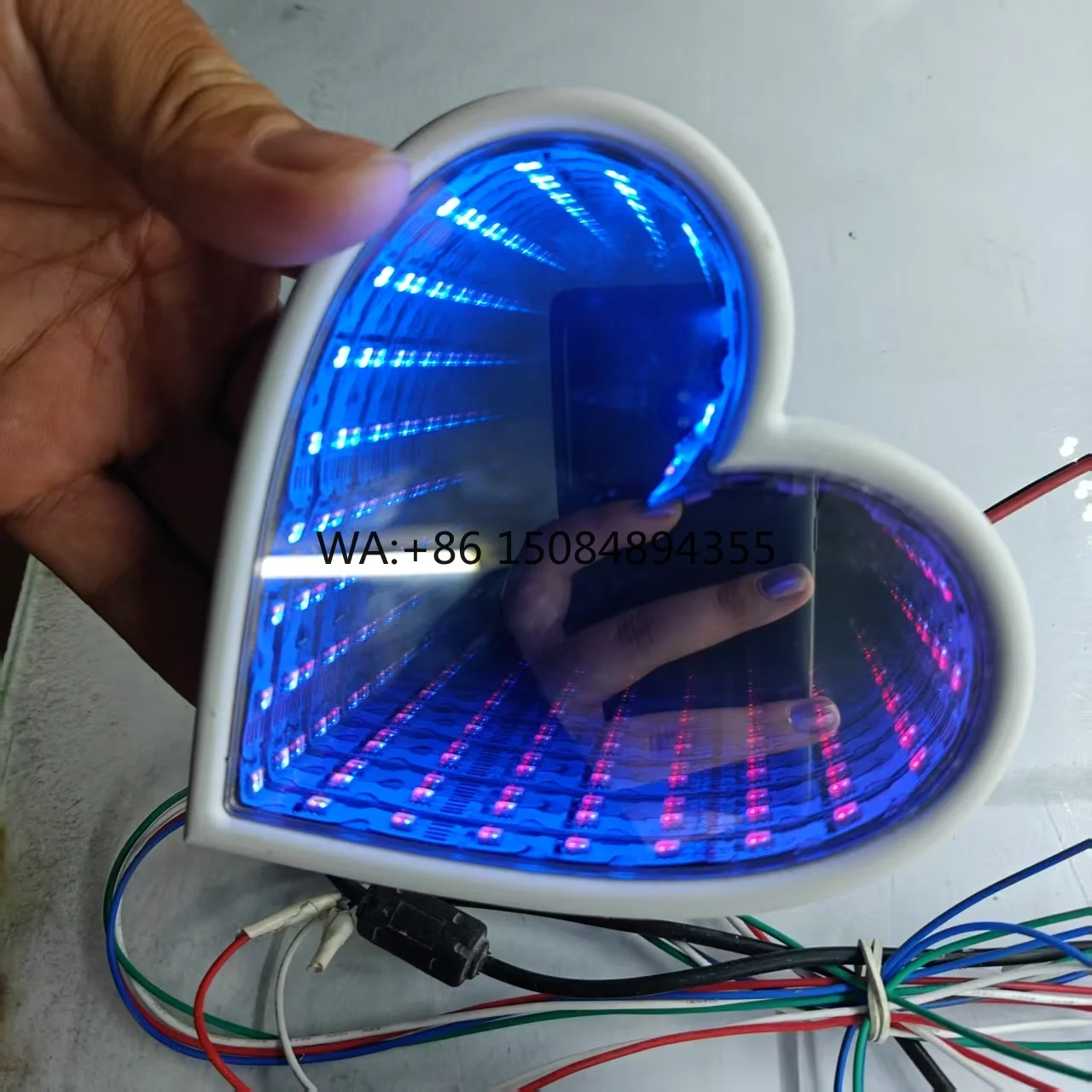 3D Multi-Color Infinity Mirror Wall Decoration RGB Acrylic Light Magic for Cars Taxis Companies & Hospitals
3D Multi-Color Infinity Mirror Wall Decoration RGB Acrylic Light Magic for Cars Taxis Companies & Hospitals