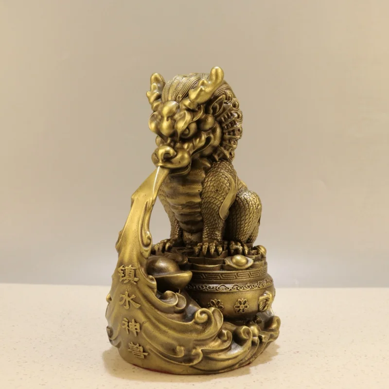 Brass water-repellent beast, centipede snake, toilet and bathroom decoration, feng shui ornament for entrance and living room, l
Brass water-repellent beast, centipede snake, toilet and bathroom decoration, feng shui ornament for entrance and living room, l