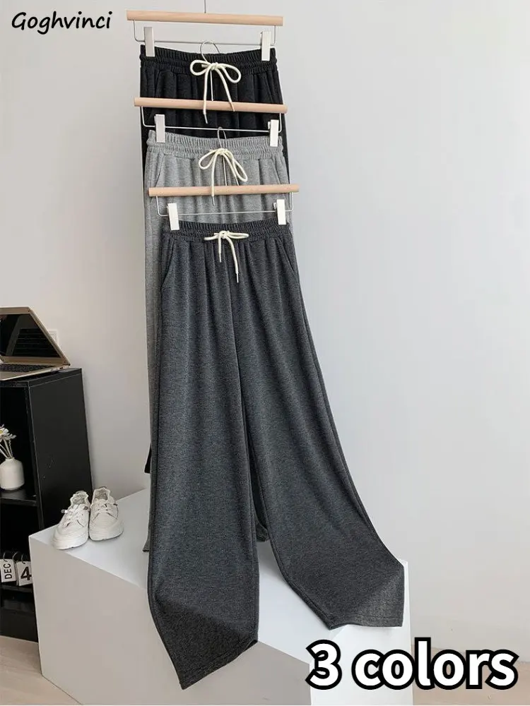 Sporty Wide Leg Pants Women Loose Trousers Spring Harajuku Ulzzang Leisure Drawstring Student Full Length Trendy Ins Soft Simple
Sporty Wide Leg Pants Women Loose Trousers Spring Harajuku Ulzzang Leisure Drawstring Student Full Length Trendy Ins Soft Simple
