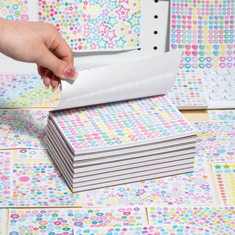 Kawaii DIY Star Heart Decorative Sticker Book Journal Material Kpop Stickers Kids Gift School Stationery
Kawaii DIY Star Heart Decorative Sticker Book Journal Material Kpop Stickers Kids Gift School Stationery