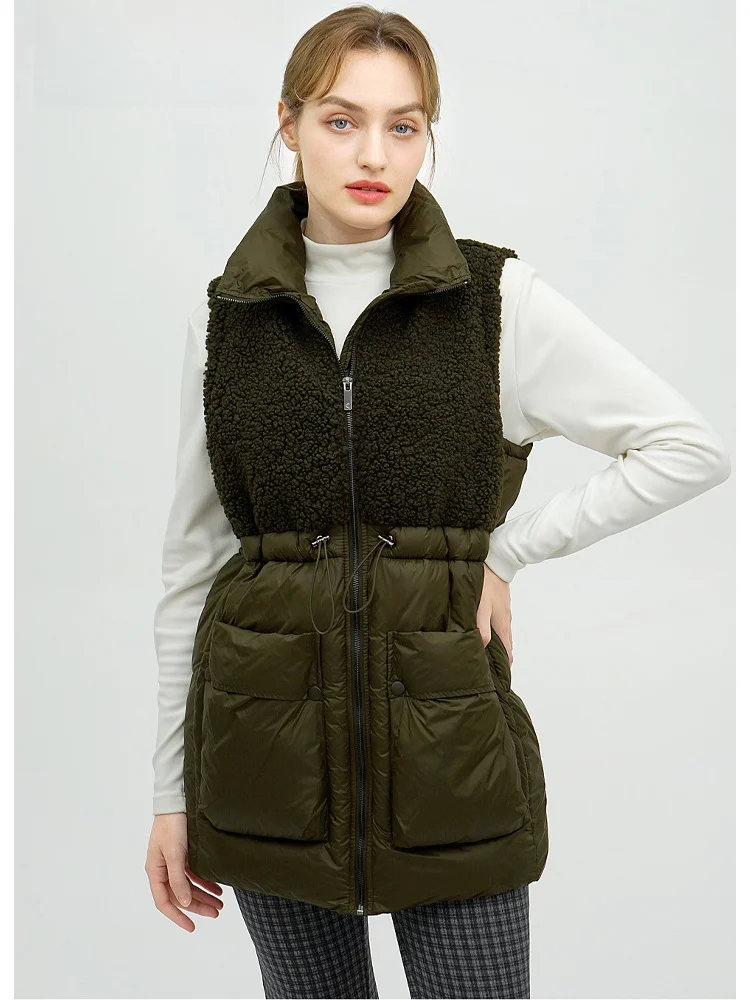 Kim Young Joo Women's Autumn Winter New Sle Lamb Fur Jaet Mid-Length Splicing Cotton Vest Outerwear Zipper Closure ...
Kim Young Joo Women's Autumn Winter New Sle Lamb Fur Jaet Mid-Length Splicing Cotton Vest Outerwear Zipper Closure ...