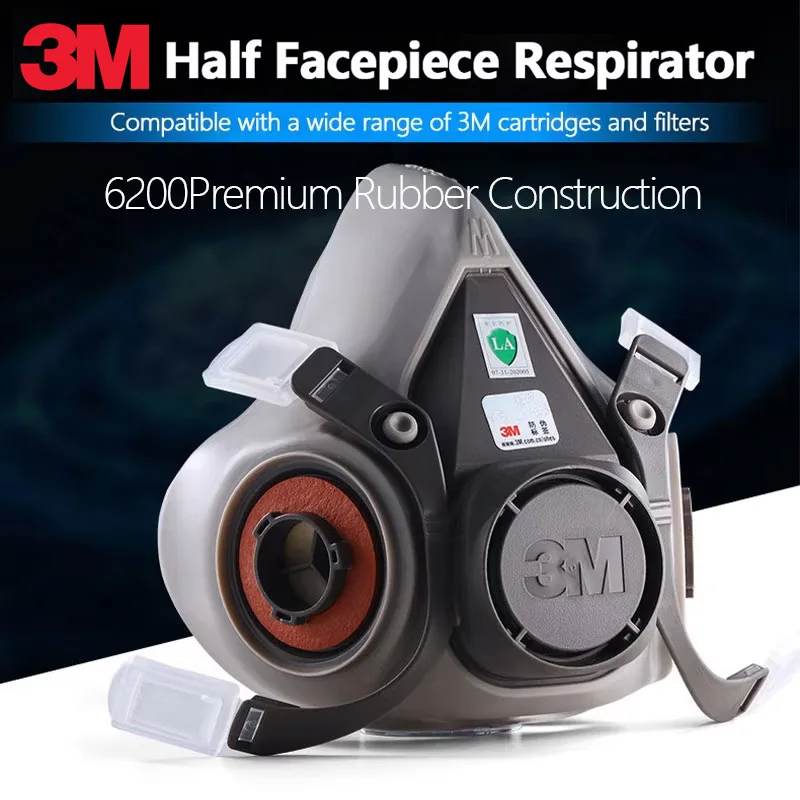 3M 6200 Half Face Respirator Mask, Spray Paint & Organic Gas Protection, Industrial Dust & Formaldehyde Safety Mask
3M 6200 Half Face Respirator Mask, Spray Paint & Organic Gas Protection, Industrial Dust & Formaldehyde Safety Mask