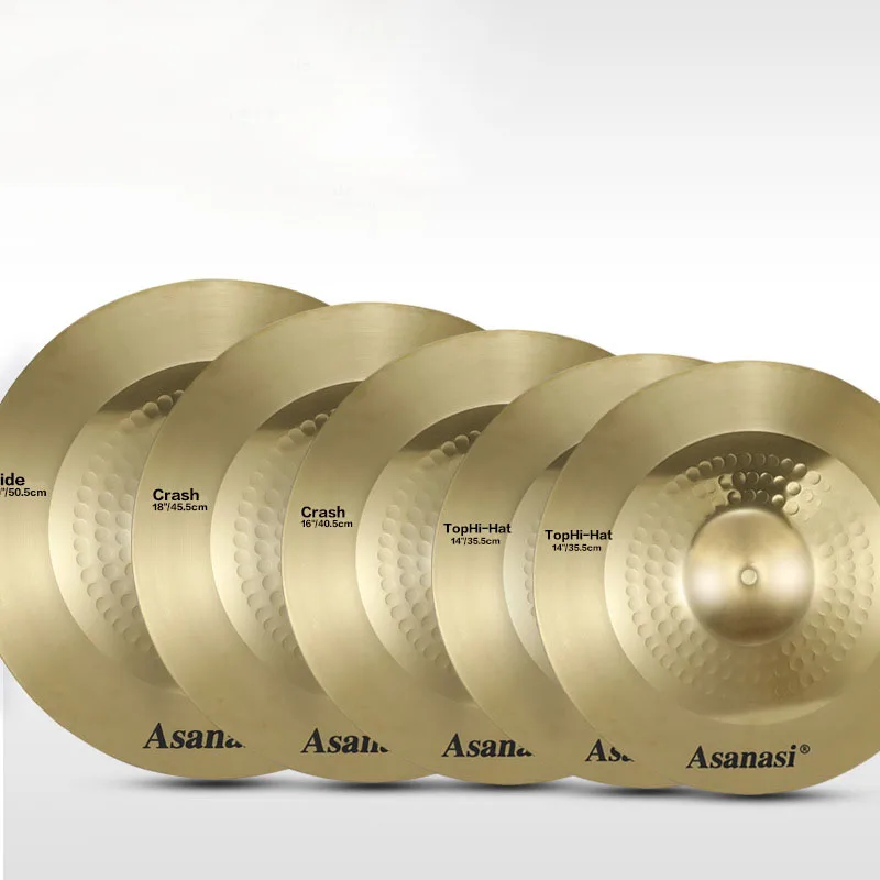 Wholesale China Percussion Drum Cymbals 5Pcs Instruments Professional Cymbals Set
Wholesale China Percussion Drum Cymbals 5Pcs Instruments Professional Cymbals Set