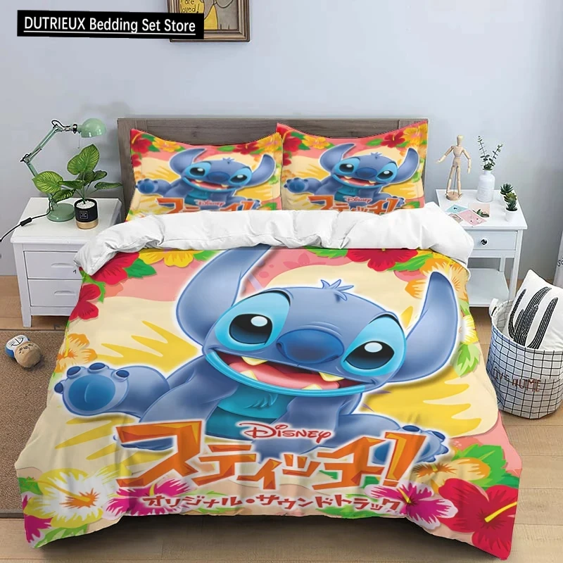 Stitch Duvet Cover Home 100% Microfiber Quilt Cover Pillowcase Bedding Set Multi-piece Set 2pcs/3pcs Single Double Full Size
Stitch Duvet Cover Home 100% Microfiber Quilt Cover Pillowcase Bedding Set Multi-piece Set 2pcs/3pcs Single Double Full Size