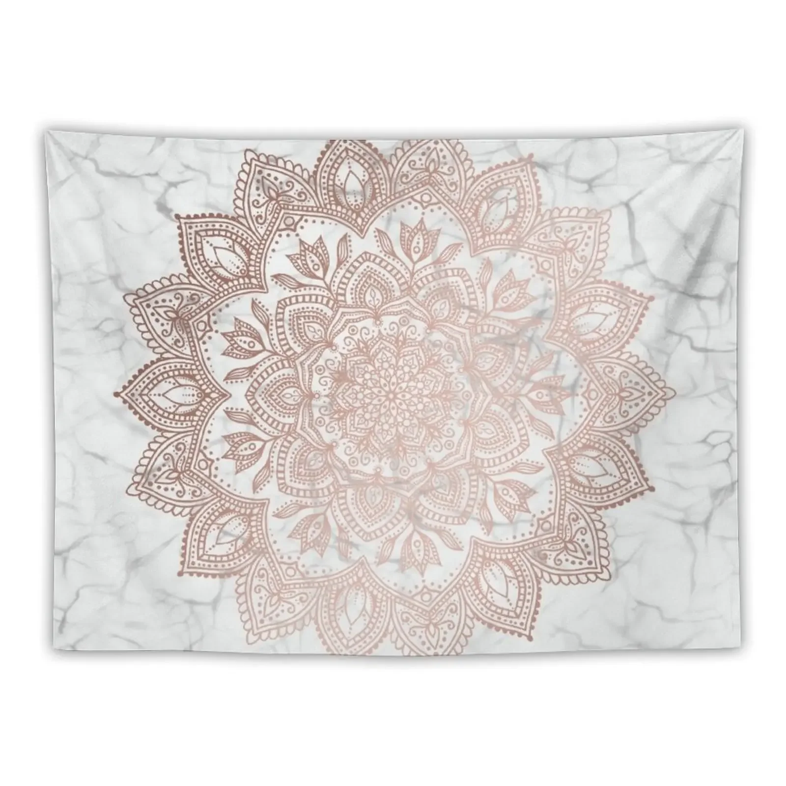 Boho Mandala - Rosegold on Marble Tapestry Christmas Decoration Funny Outdoor Decor Decorations For Room Tapestry
Boho Mandala - Rosegold on Marble Tapestry Christmas Decoration Funny Outdoor Decor Decorations For Room Tapestry