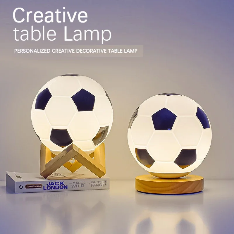 Football Night Light 3D Soccer Table Lamp Wooden Stand USB LED Bedside Decoration Illumination kids gifts Soccer Lover
Football Night Light 3D Soccer Table Lamp Wooden Stand USB LED Bedside Decoration Illumination kids gifts Soccer Lover