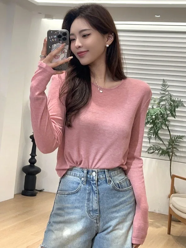 Korean 2024 Autumn/winter Version New Round Neck Long Sleeve Pullover Women Cinching Waist Solid Loose Casual Versatile Top 0DE9
Korean 2024 Autumn/winter Version New Round Neck Long Sleeve Pullover Women Cinching Waist Solid Loose Casual Versatile Top 0DE9