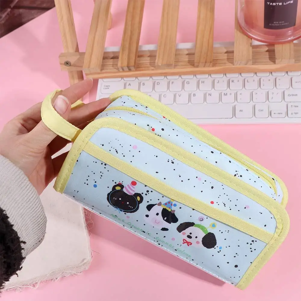 Simple Multilayer Pencil Bag Dog Waterproof Transparent Pencil Bag Multifunctional Large-capacity Stationery Bags
Simple Multilayer Pencil Bag Dog Waterproof Transparent Pencil Bag Multifunctional Large-capacity Stationery Bags