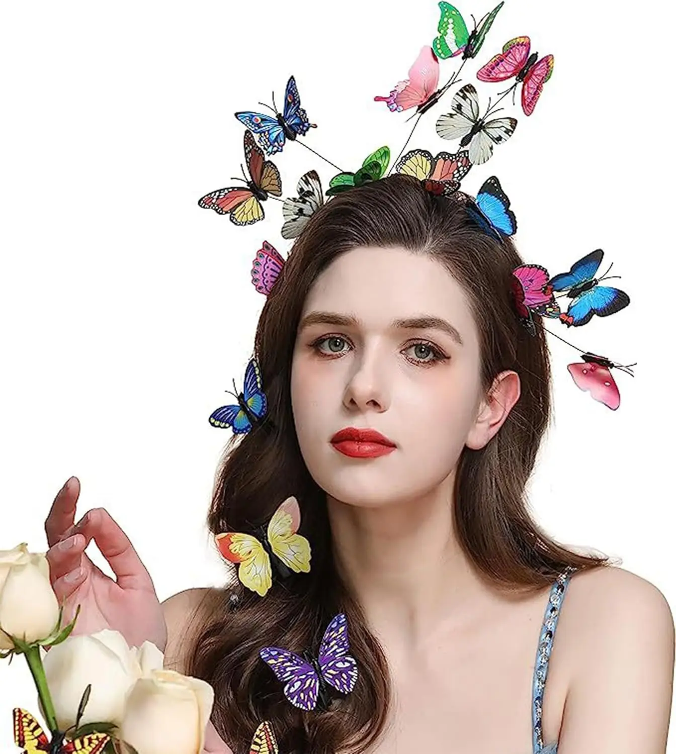 Повязка на голову с бабочкой и чародей, фестиваль монарха, свадебный головной убор для чаепития для женщин и девочек (B-красочный, один размер)
Повязка на голову с бабочкой и чародей, фестиваль монарха, свадебный головной убор для чаепития для женщин и девочек (B-красочный, один размер)