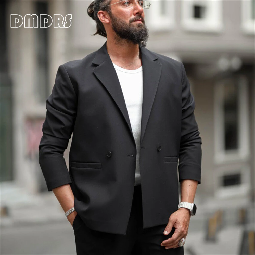 Versatile Black Casual Suit Set for Men, XS-5XL Sport Jacket Pants Set, One Button Blazer Trousers Plus Size Customized Suits
Versatile Black Casual Suit Set for Men, XS-5XL Sport Jacket Pants Set, One Button Blazer Trousers Plus Size Customized Suits