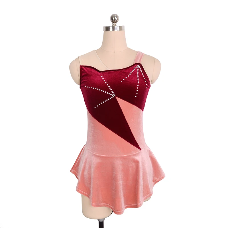 Figure Skating Dress Customization Competition Women's Children's Rhythmic Gymnastics Dance Wine Red Velvet Dress
Figure Skating Dress Customization Competition Women's Children's Rhythmic Gymnastics Dance Wine Red Velvet Dress