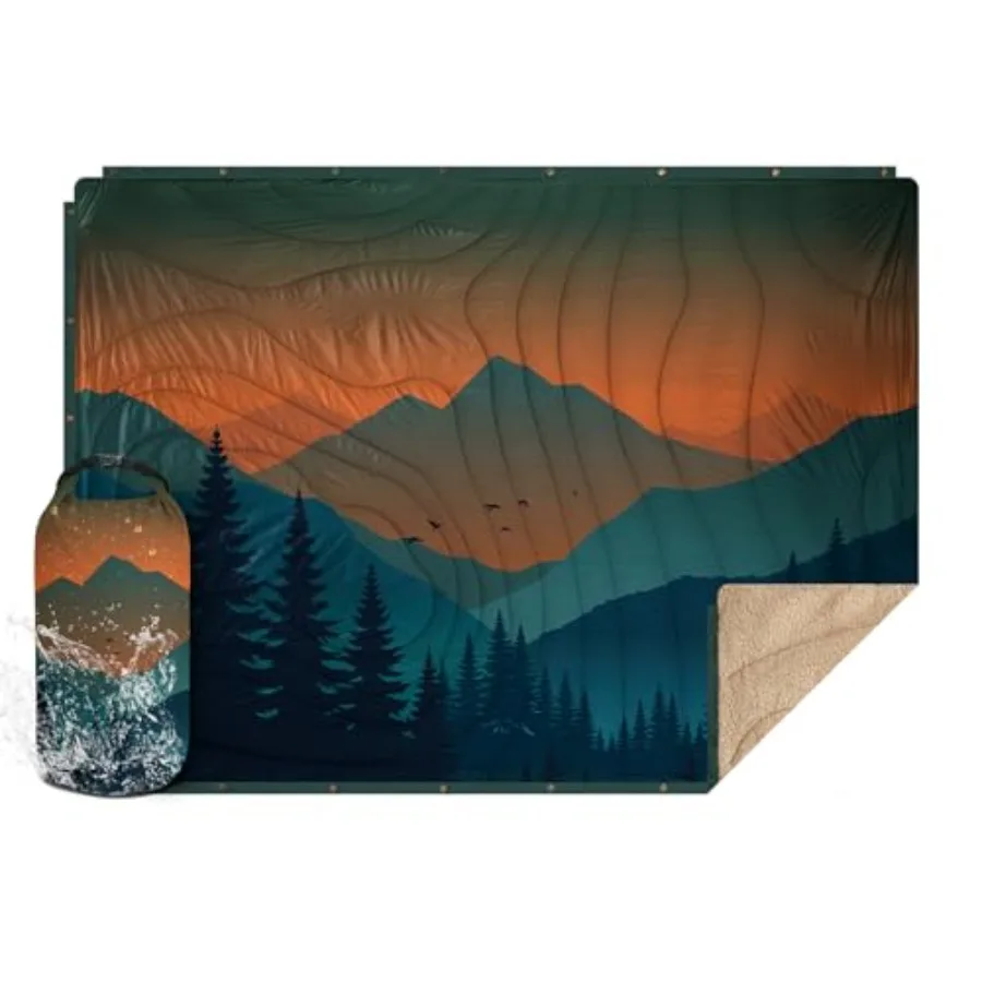 Outdoor Campg Blanket - Puffy Campg Blanket PackableSherpa Fleece Warm Blanket for Campg Outdoors Travel Stadium Festivals Beac
Outdoor Campg Blanket - Puffy Campg Blanket PackableSherpa Fleece Warm Blanket for Campg Outdoors Travel Stadium Festivals Beac