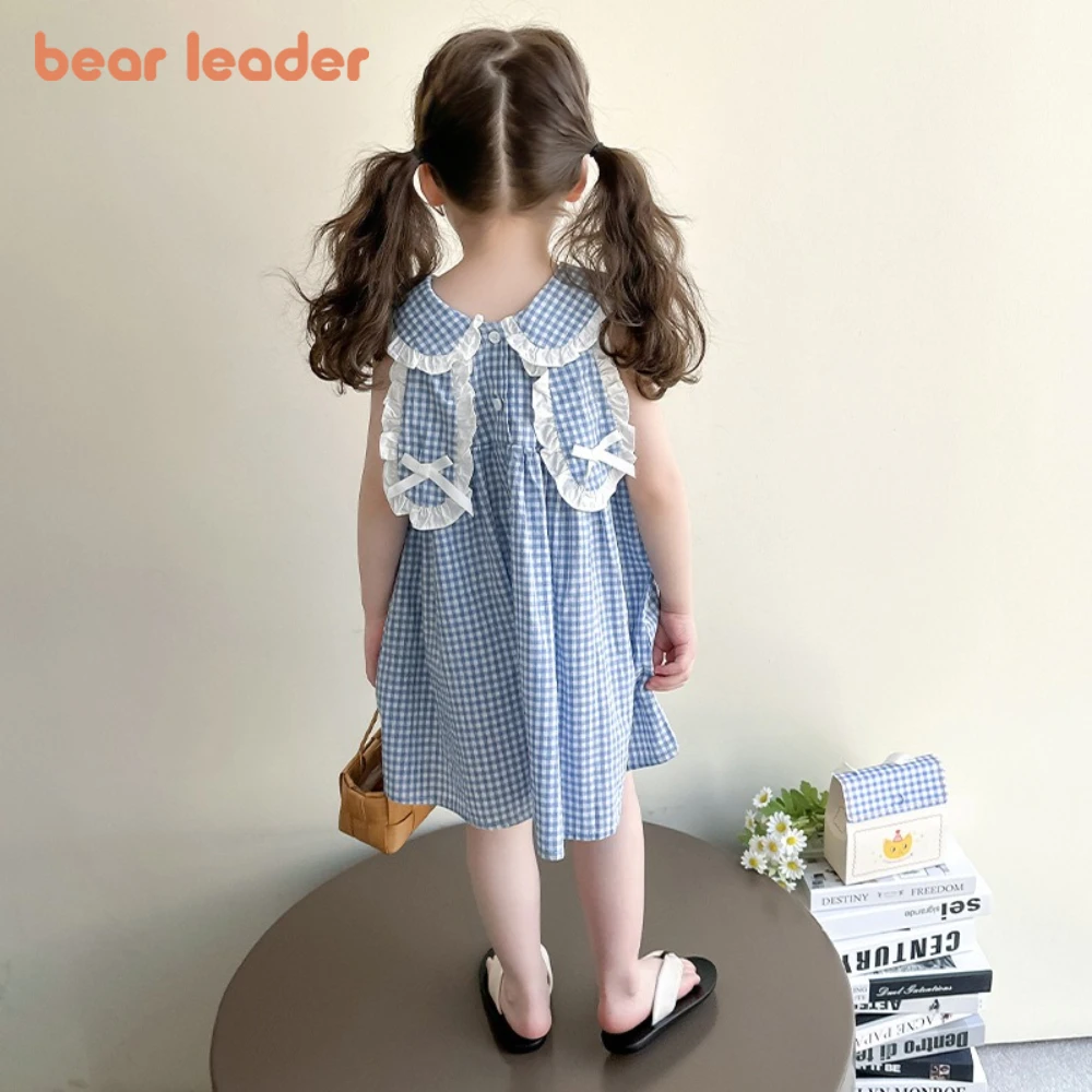 Bear Leader Fashion Haibina Vacation Bow Rabbit Ear Collar Blue Checkered Dress New Summer Korean Fashion Girls Clothing
Bear Leader Fashion Haibina Vacation Bow Rabbit Ear Collar Blue Checkered Dress New Summer Korean Fashion Girls Clothing