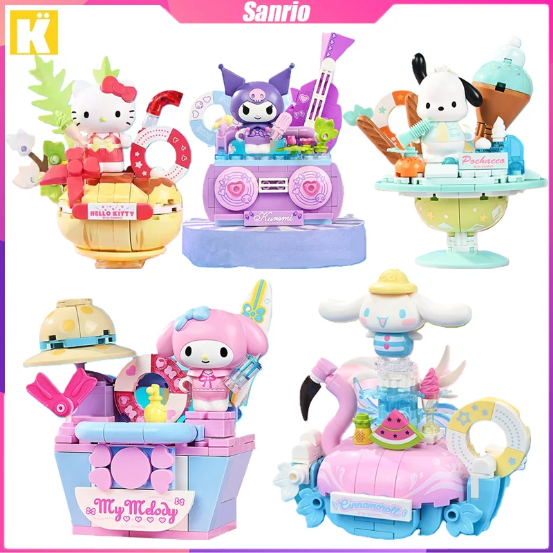 Keeppley Sanrio строительные блоки Kitty летняя вечеринка у бассейна украшение для рабочего стола головоломка сборка модель игрушки подарки на день рождения для детей
Keeppley Sanrio строительные блоки Kitty летняя вечеринка у бассейна украшение для рабочего стола головоломка сборка модель игрушки подарки на день рождения для детей