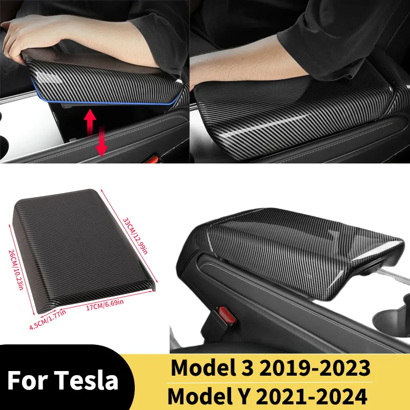 For Tesla Model Y 2021-2024 Model 3 2019-2023 Carbon Fiber Housing Center Console Armrest Cover Center Armrest Box Cushion Cover
For Tesla Model Y 2021-2024 Model 3 2019-2023 Carbon Fiber Housing Center Console Armrest Cover Center Armrest Box Cushion Cover