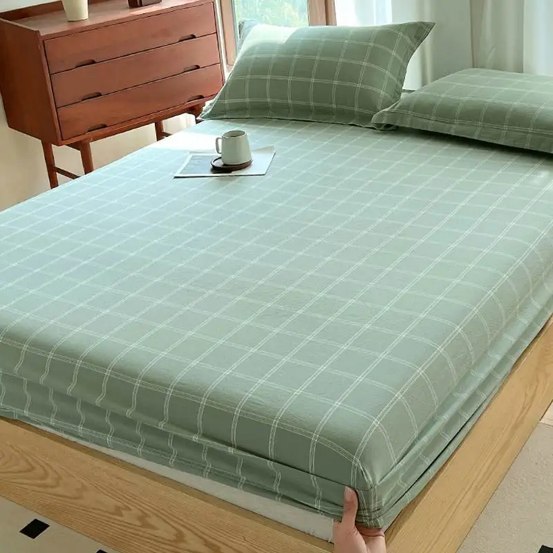 Pure Water Wash Cotton Bedding Dustproof Full Enclosure Bed Canopy Single Piece Mattress Protector Cover Simmons Style Bed Sheet
Pure Water Wash Cotton Bedding Dustproof Full Enclosure Bed Canopy Single Piece Mattress Protector Cover Simmons Style Bed Sheet