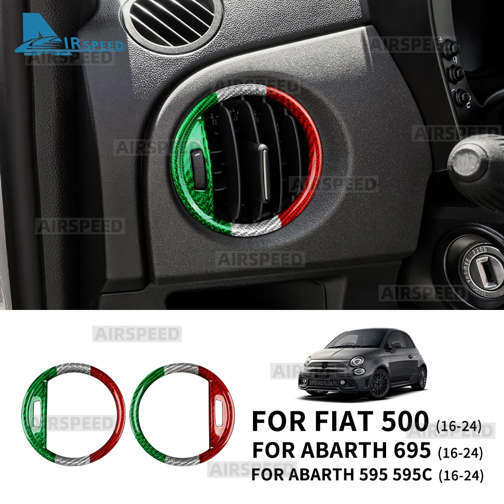 Real Hard Carbon Fiber For Abarth 595 Abarth 695 Fiat 500 2016-2020 2021 2022 2023 2024 Tricolor Carbon Car Air Outlet Sticker
Real Hard Carbon Fiber For Abarth 595 Abarth 695 Fiat 500 2016-2020 2021 2022 2023 2024 Tricolor Carbon Car Air Outlet Sticker