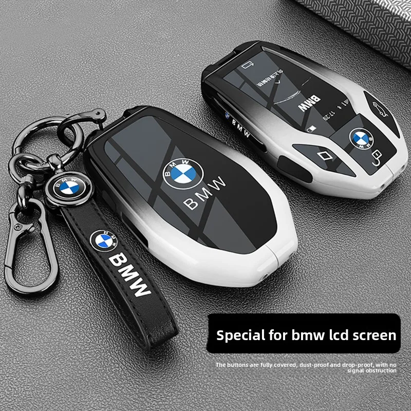 Leather Car Key Case LCD Smart Remote Cover LED Display Shell Fob For BMW G11 G12 G30 G31 G01 G02 5 7 Series X5 X7 M5 M8 M760Li
Leather Car Key Case LCD Smart Remote Cover LED Display Shell Fob For BMW G11 G12 G30 G31 G01 G02 5 7 Series X5 X7 M5 M8 M760Li