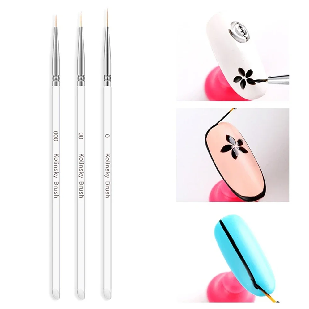 3PCS/Set Nail Art Liner Brush Dotting Pens Fine Tip for Detailed Gel Acrylic Manicure Designs NAB035
3PCS/Set Nail Art Liner Brush Dotting Pens Fine Tip for Detailed Gel Acrylic Manicure Designs NAB035