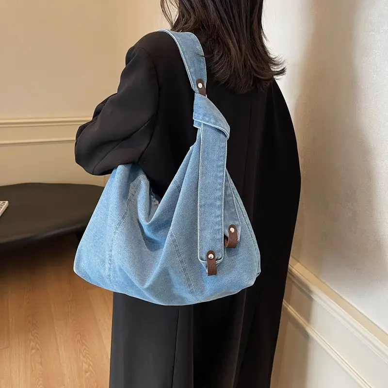 Large Denim Tote Bags with Zipper Womens Canvas Crossbody Female Jean Shoulder Bag Purse
Large Denim Tote Bags with Zipper Womens Canvas Crossbody Female Jean Shoulder Bag Purse